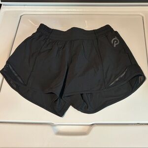 Peloton Women's Black Athletic Shorts